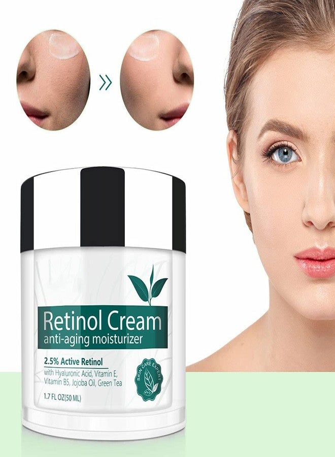 IFUDOIT Retinol Cream for Face, Face Moisturizer with 2.5% Retinol, Hyaluronic Acid, Day and Night Anti-Aging Moisturizing Cream for Women and Men, for All Skin Types - Image 5